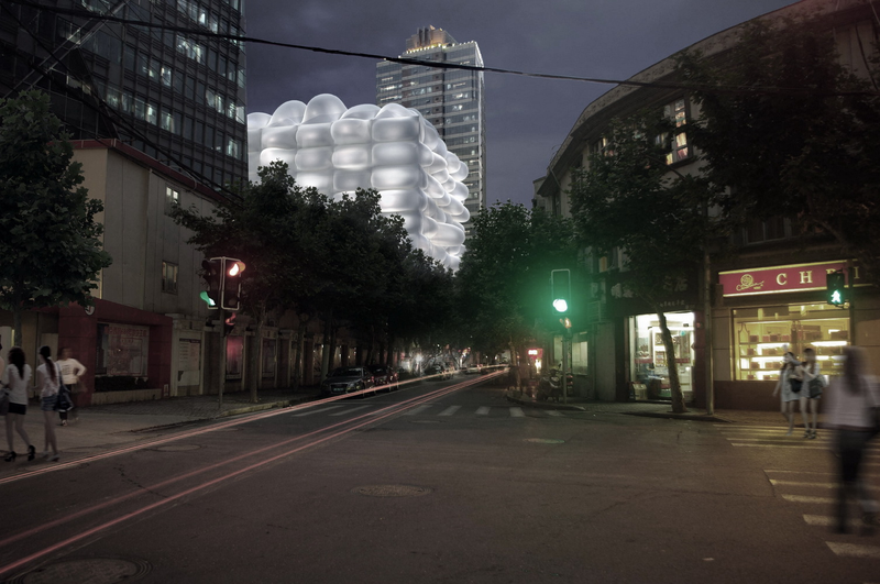 Illustration for article titled Would You Work In This Viewless Bubble Building?